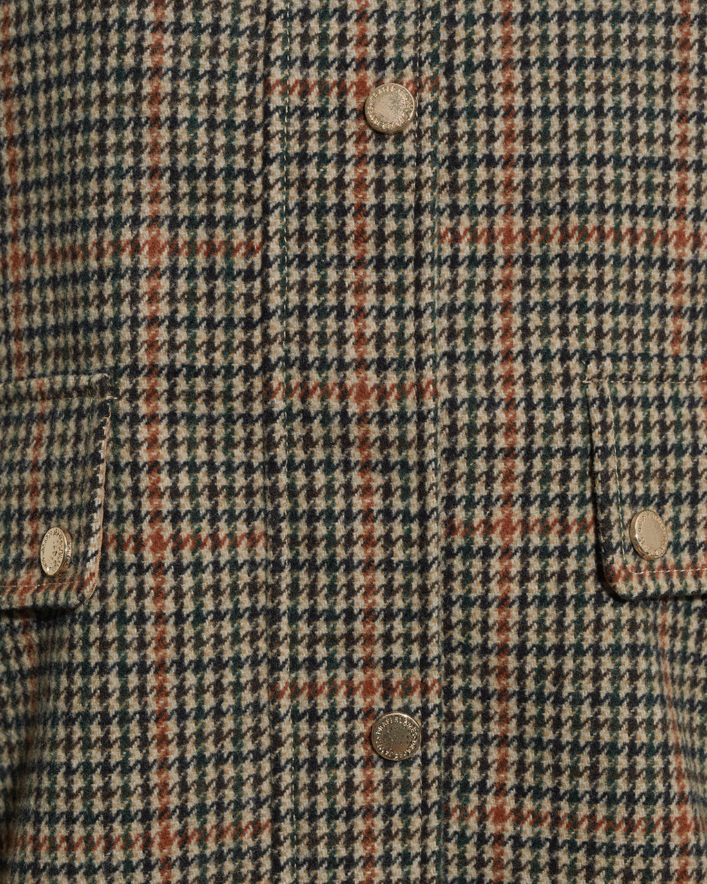 Mini Check Cropped Barn Jacket